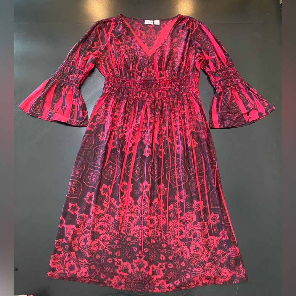 Sexy red and black dress size S